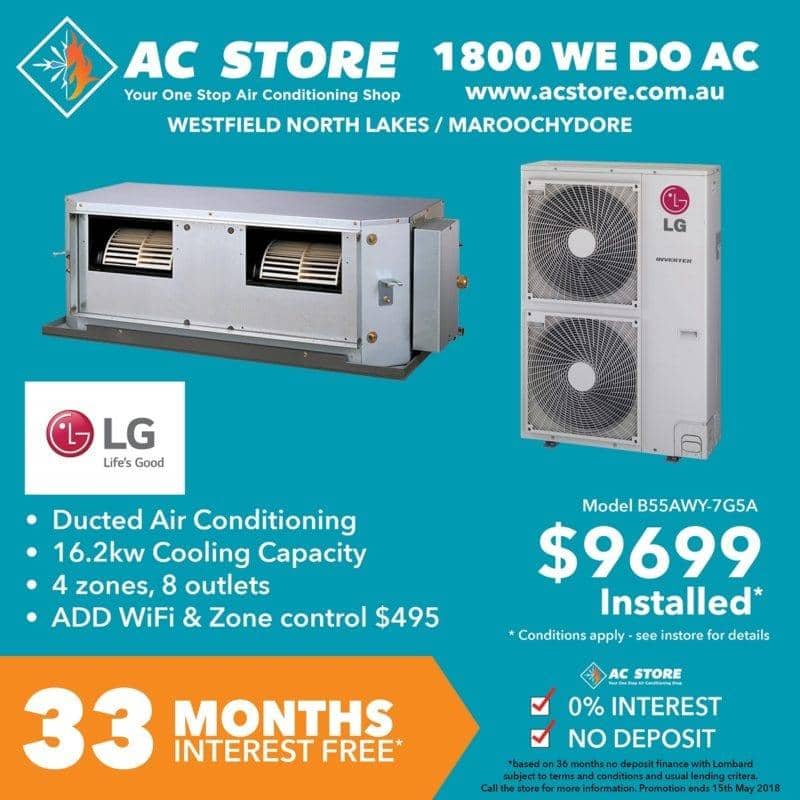 LG 14kw ducted special B55AWY 7G5A small