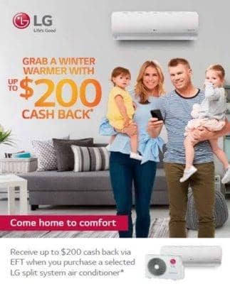 LG cash back warner square