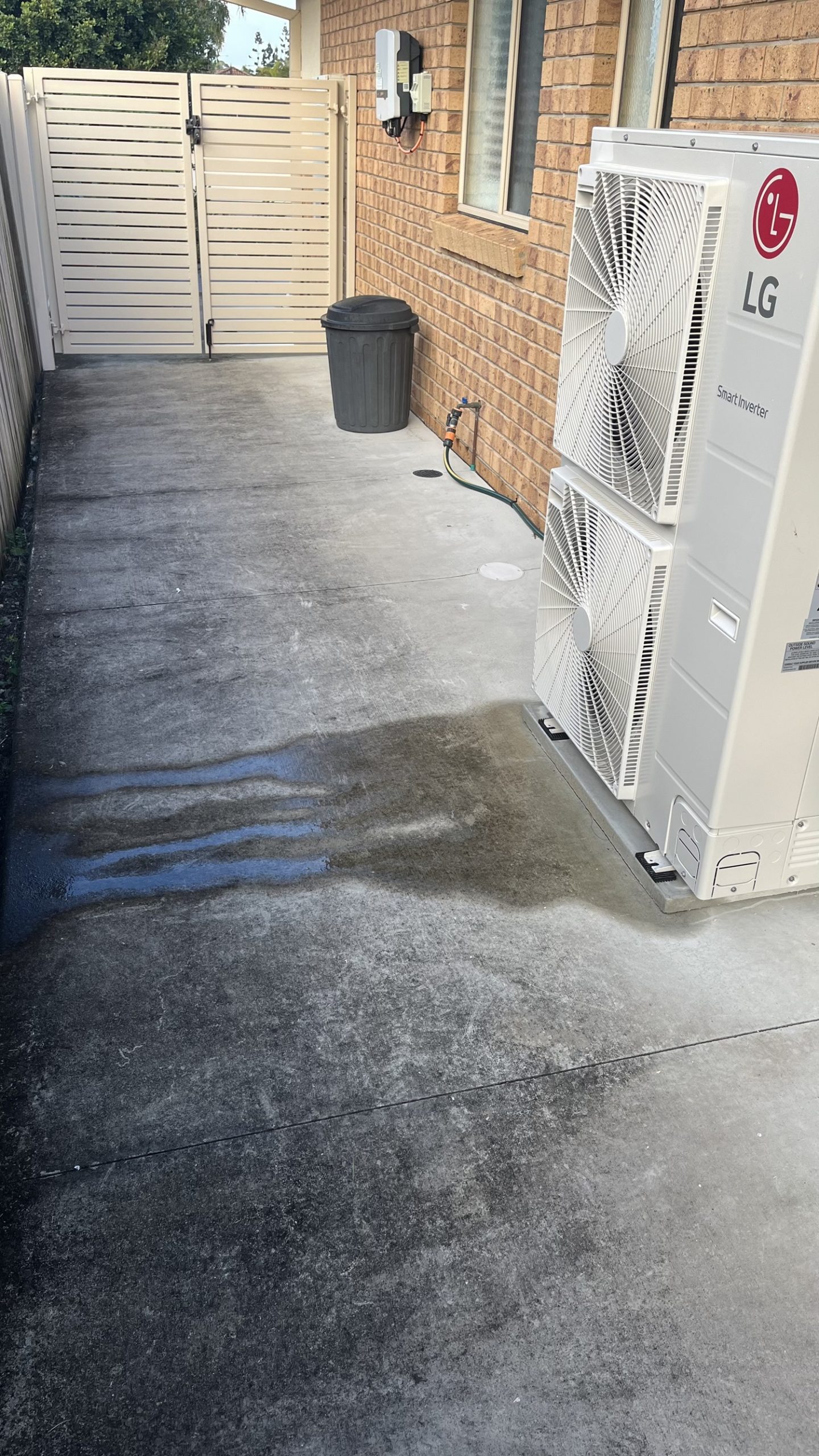 Condensation from Air conditioner AC STORE